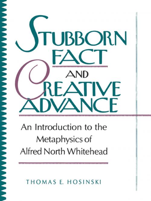 Cover of the book Stubborn Fact and Creative Advance by Thomas E. Hosinski, Rowman & Littlefield Publishers