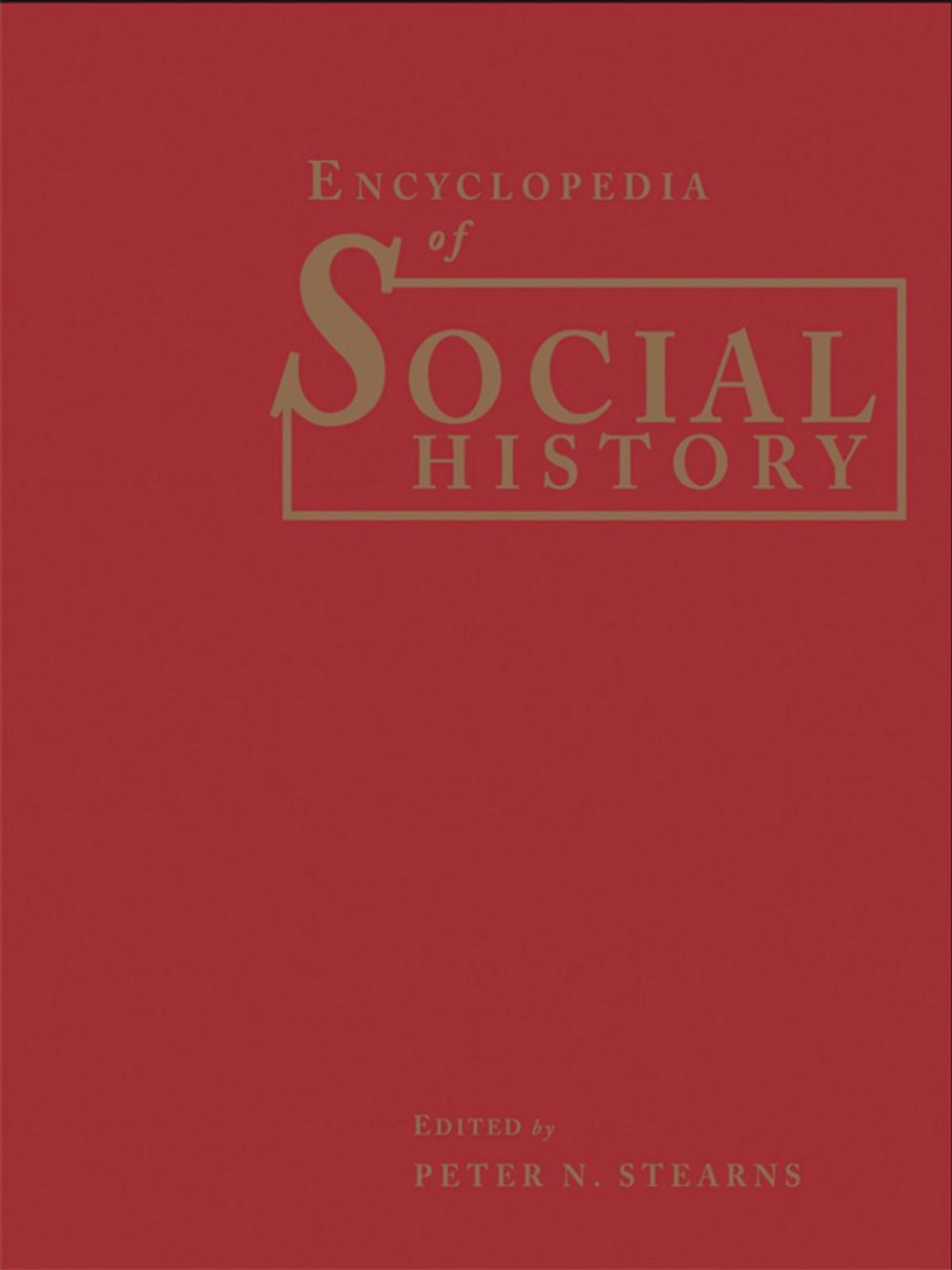 Big bigCover of Encyclopedia of Social History