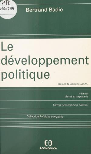 Cover of the book Le développement politique by Michael Caputo