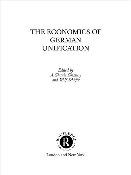 Cover of the book The Economics of German Unification by , Taylor and Francis