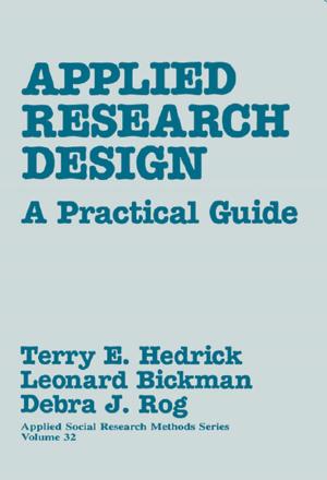 Cover of the book Applied Research Design by Emma Bell, Professor Richard Thorpe