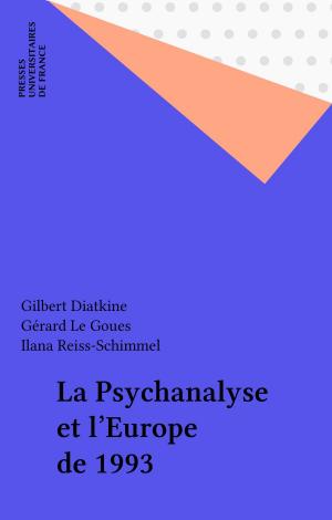 Cover of the book La Psychanalyse et l'Europe de 1993 by Jean-Louis Le Moigne, Pierre Tabatoni