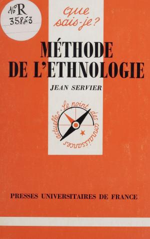 Cover of the book Méthode de l'ethnologie by Louis Vax