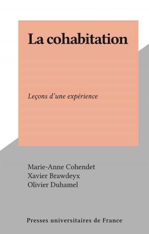 Cover of the book La cohabitation by Jean Bazal