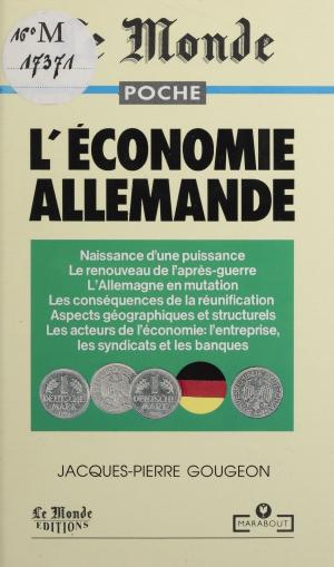 Cover of the book L'économie allemande by Éric Bidet