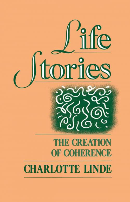 Cover of the book Life Stories by Charlotte Linde, Oxford University Press