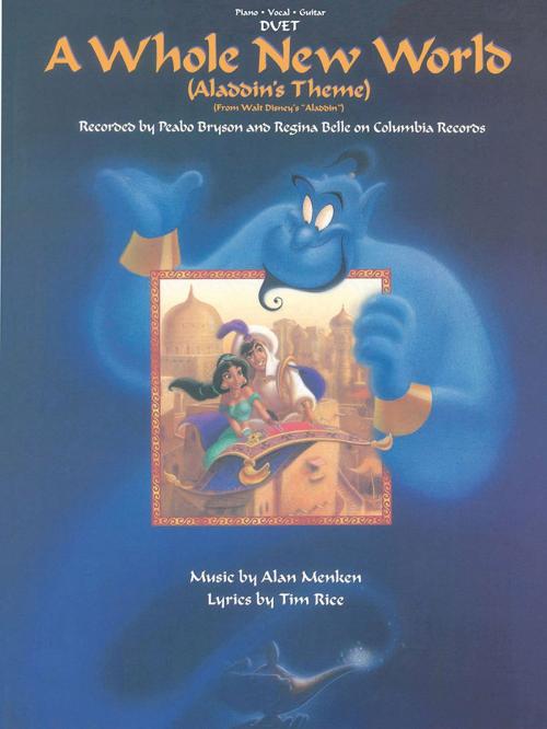 Cover of the book A Whole New World Sheet Music by Peabo Bryson, Regina Belle, Hal Leonard