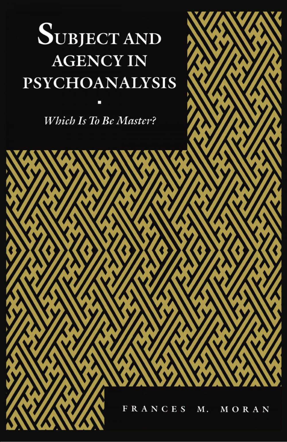 Big bigCover of Subject and Agency in Psychoanalysis