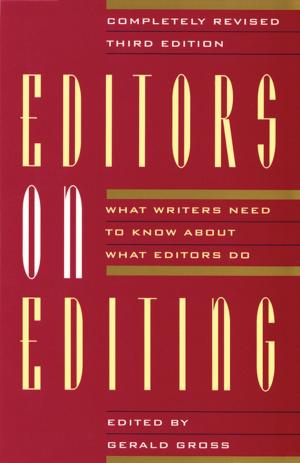 Cover of the book Editors on Editing by Joanna Connors
