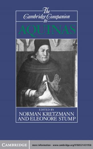 Cover of the book The Cambridge Companion to Aquinas by Ralph D. Lorenz