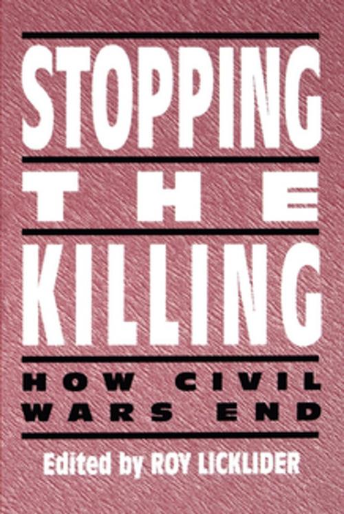 Cover of the book Stopping the Killing by Roy Licklider, NYU Press