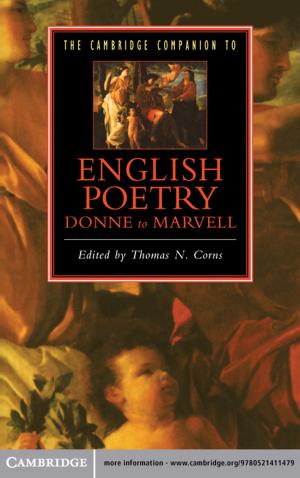 Cover of The Cambridge Companion to English Poetry, Donne to Marvell by , Cambridge University Press