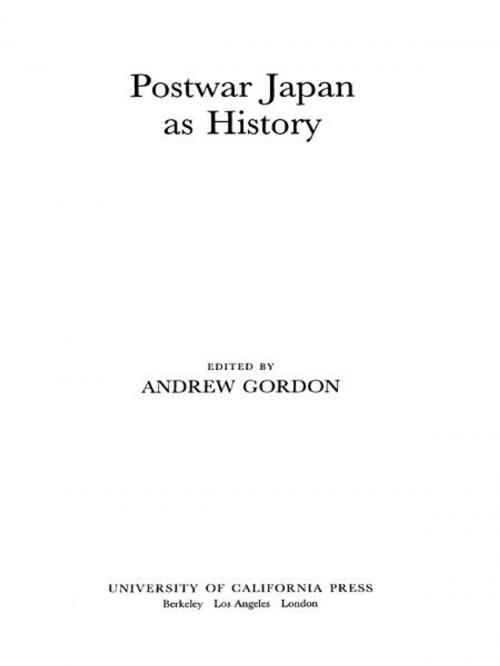 Cover of the book Postwar Japan as History by , University of California Press
