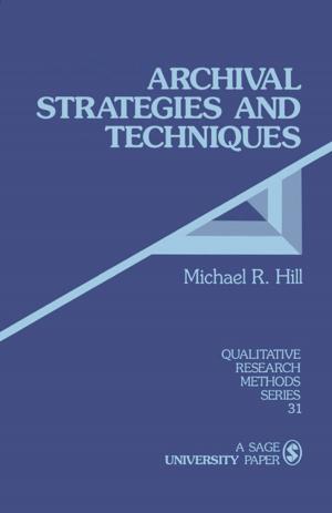 Book cover of Archival Strategies and Techniques