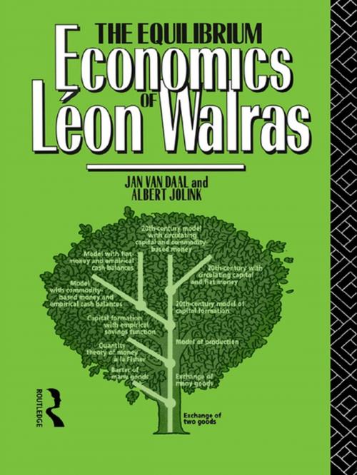 Cover of the book The Equilibrium Economics of Leon Walras by Albert Jolink, Jan Van Daal, Taylor and Francis