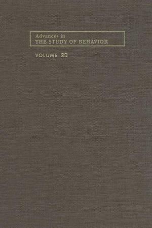 Cover of the book Advances in the Study of Behavior by Stanislaw Sieniutycz, Jacek Jezowski