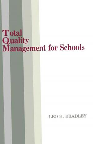 Cover of the book Total Quality Management for Schools by David Marshak