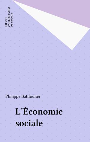Cover of the book L'Économie sociale by Jean-Pierre Bady, Paul Angoulvent, Anne-Laure Angoulvent-Michel