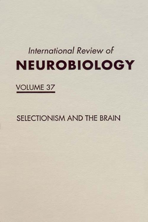 Cover of the book Selectionism and the Brain by Olaf Sporns, Giulio Tononi, Elsevier Science