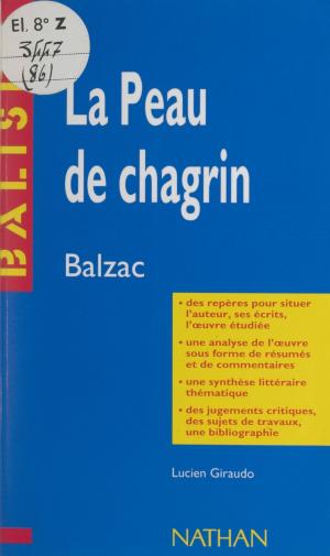 Cover of the book La peau de chagrin by Jean-François Nahmias
