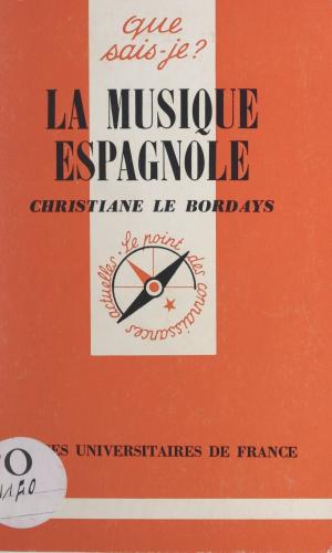 Cover of the book La musique espagnole by Hjalmar Sundén, Émile Bréhier