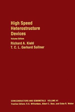 bigCover of the book High Speed Heterostructure Devices by 