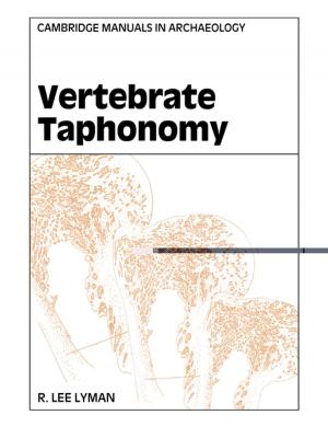 Cover of the book Vertebrate Taphonomy by R. Sooryamoorthy