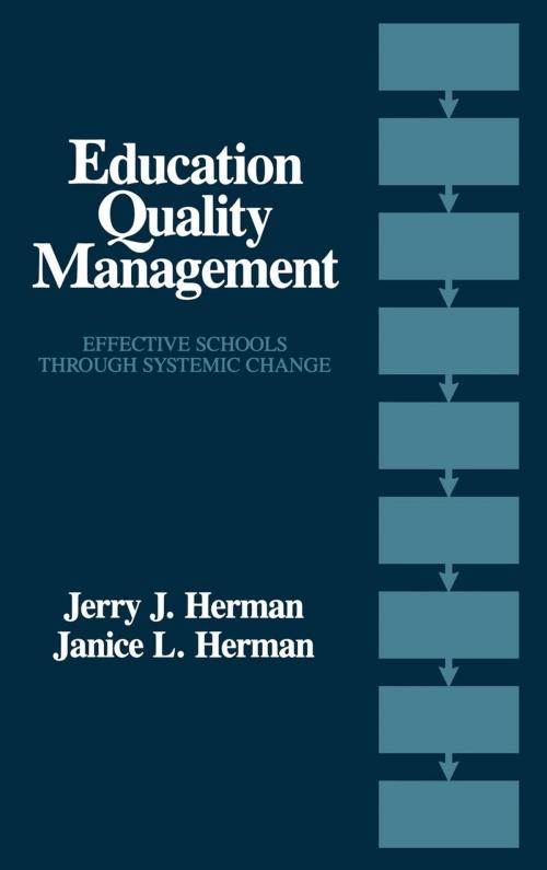 Cover of the book Education Quality Management by Jerry Herman, Janice L. Herman, R&L Education