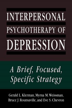 bigCover of the book Interpersonal Psychotherapy of Depression by 