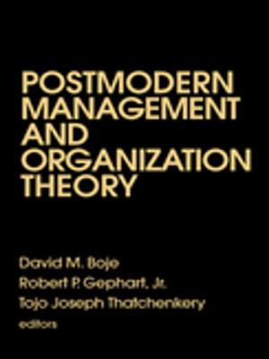 Cover of the book Postmodern Management and Organization Theory by Rosalind Masterson, Nichola Phillips, David Pickton