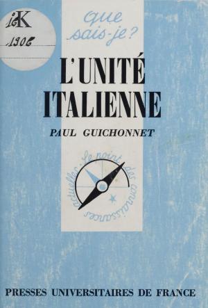 Cover of the book L'Unité italienne by Paul Vergez, Patrick Meney