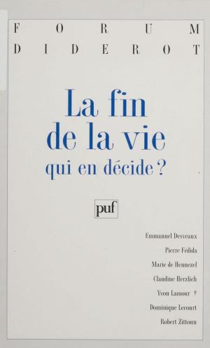 Cover of the book La Fin de la vie : qui en décide ? by Charles Zorgbibe