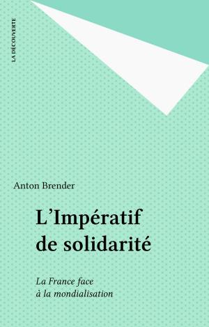 Cover of the book L'Impératif de solidarité by Dominique Agostini, Hervé Benhamou, Brigitte Bouquet