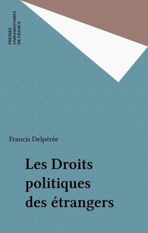 Cover of the book Les Droits politiques des étrangers by Jacques Weber