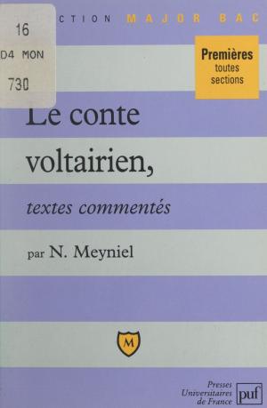 Cover of the book Le conte voltairien by Pierre Boudot