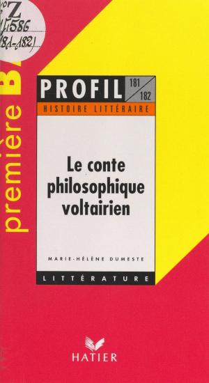 Cover of the book Le conte philosophique voltairien by Maurice Maucuer, Georges Décote