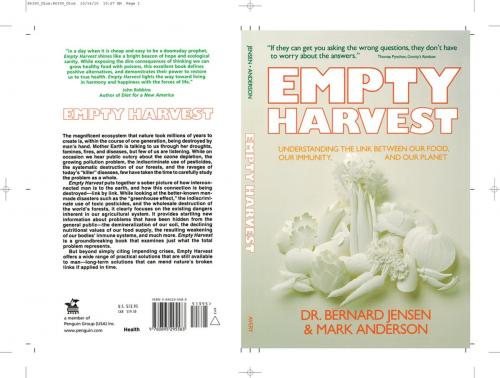 Cover of the book Empty Harvest by Dr. Bernard Jensen, Penguin Publishing Group