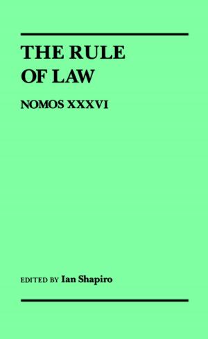 Cover of the book The Rule of Law by David N. Pellow, Lisa  Sun-Hee Park