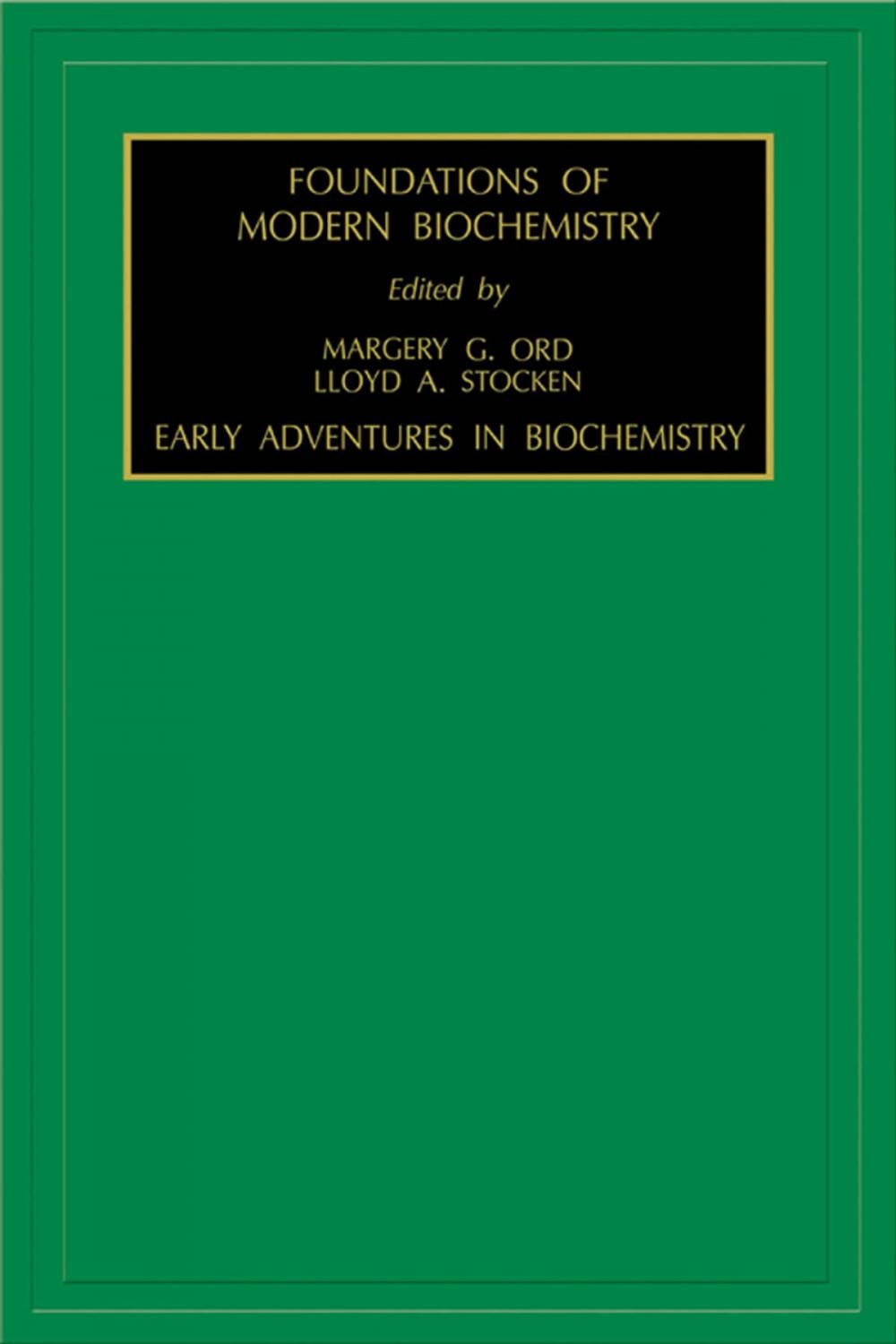 Big bigCover of Early Adventures in Biochemistry