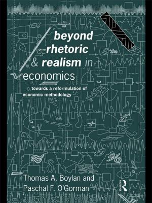 Cover of the book Beyond Rhetoric and Realism in Economics by Penelope Mathew