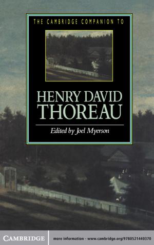 Cover of The Cambridge Companion to Henry David Thoreau