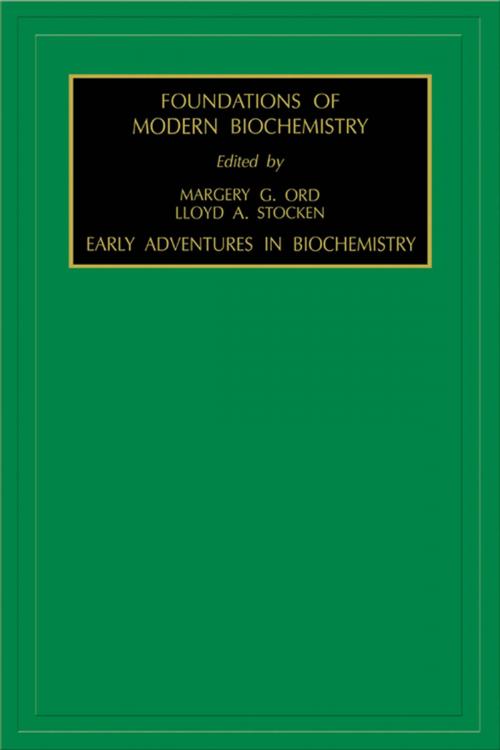 Cover of the book Early Adventures in Biochemistry by , Elsevier Science