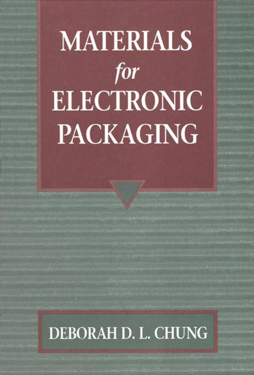 Cover of the book Materials for Electronic Packaging by Deborah D.L. Chung, Elsevier Science