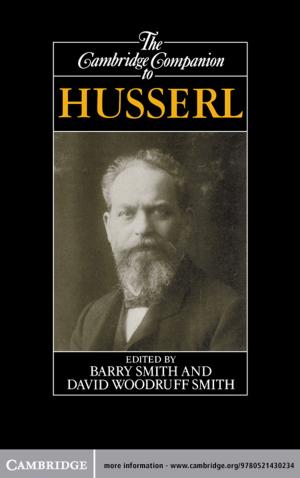 Cover of the book The Cambridge Companion to Husserl by Michael Bryan, Simone Degeling, Scott Donald, Vicki Vann