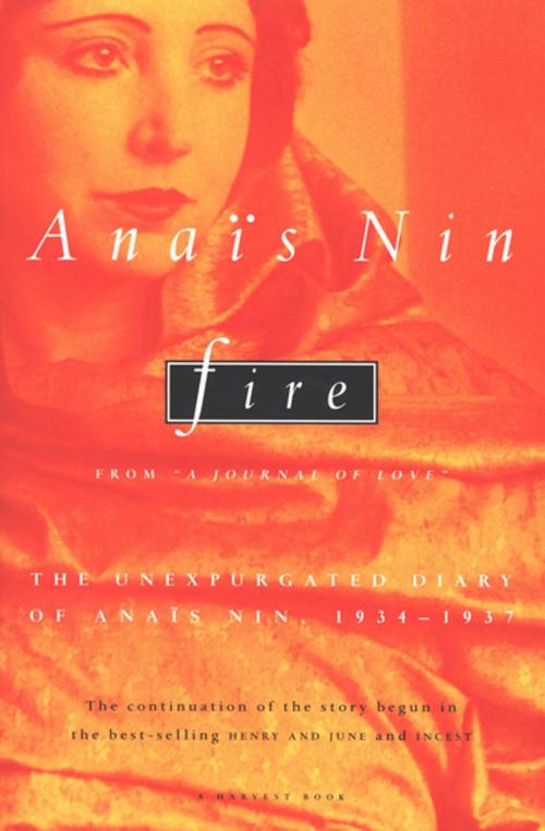 Cover of the book Fire by Anaïs Nin, Houghton Mifflin Harcourt
