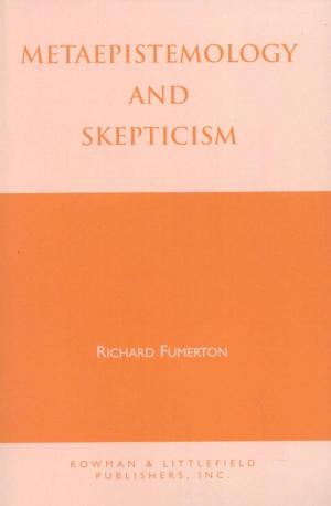 Book cover of Metaepistemology and Skepticism