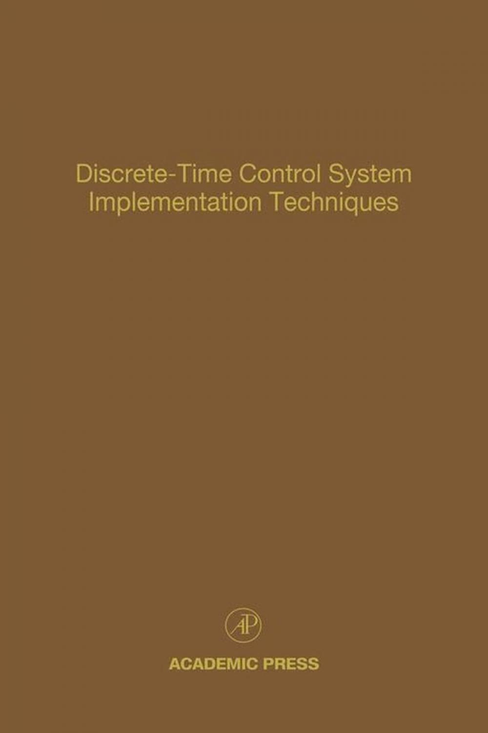 Big bigCover of Discrete-Time Control System Implementation Techniques