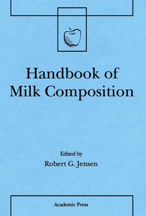 Cover of the book Handbook of Milk Composition by Author Unknown, Elsevier Science