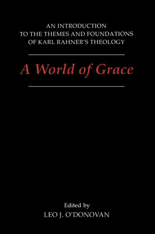 Cover of the book A World of Grace by , Georgetown University Press