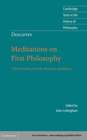 Book cover of Descartes: Meditations on First Philosophy